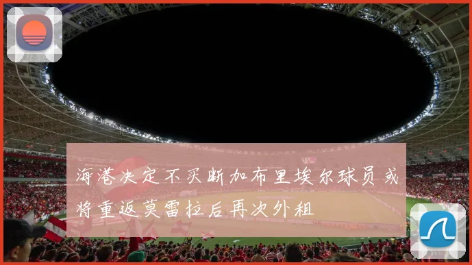 海港决定不买断加布里埃尔球员或将重返莫雷拉后再次外租